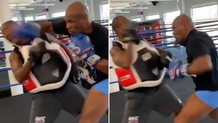Mike Tyson's Ferocious Raw Power And Speed Nearly Knocks Out His Trainer