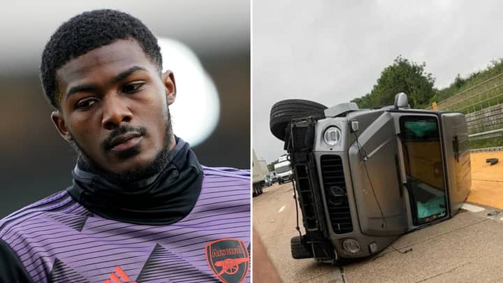 Arsenal's Ainsley Maitland-Niles Involved In Serious Road Accident And Flips £105,000 Mercedes