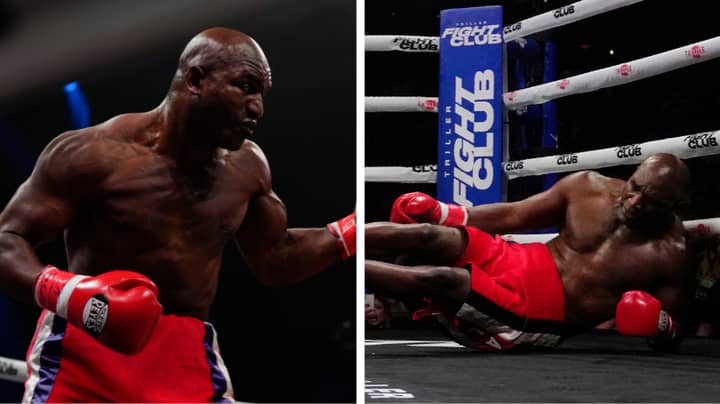 Evander Holyfield's Comeback Fight Roasted By Fans After Legend Gets TKO'd In The First Round