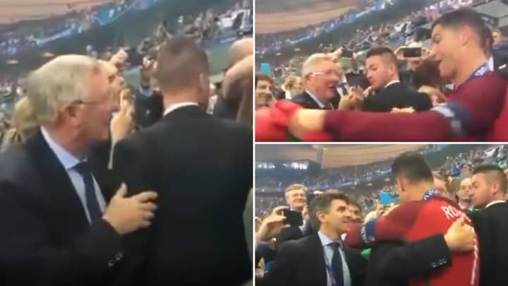 Footage Of Sir Alex Ferguson Waiting For Cristiano Ronaldo Proves Their Bond Is Special