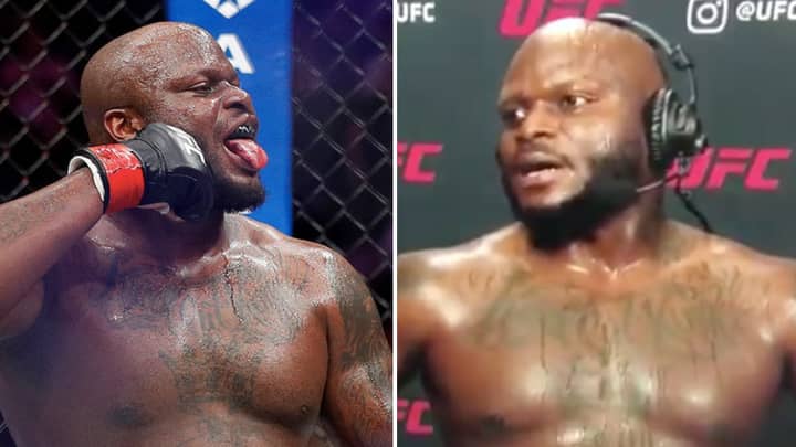 UFC's Derrick Lewis Says 'I Gotta Take A S**t' In Post-Fight Interview After Knockout Win