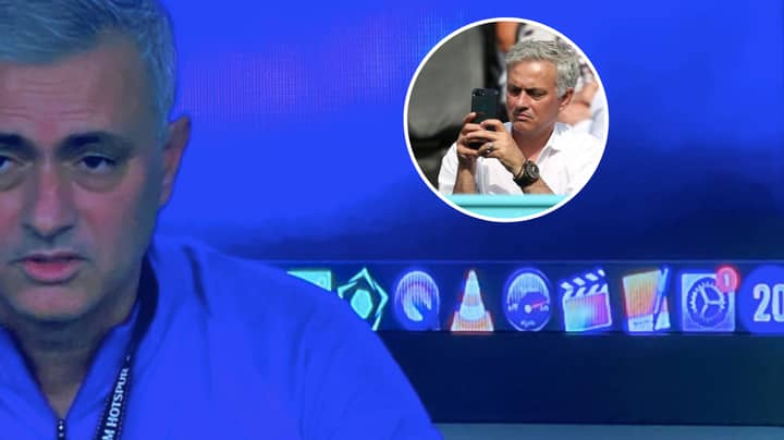 Fans Have Spotted Jose Mourinho Having Football Manager 20 On His Laptop