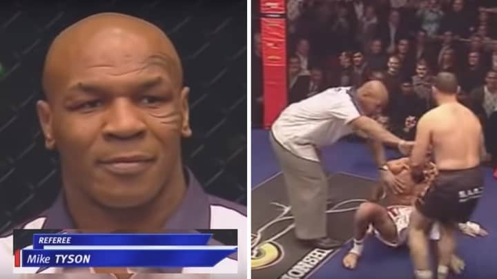 Mike Tyson Once Refereed A Cage Fight In England And It's Actually The Best Thing Ever