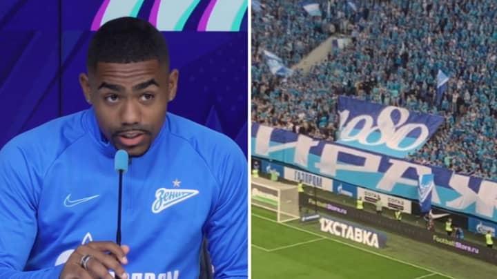 Zenit Fans Protest At Malcom Signing With Horrific Racist Banner 
