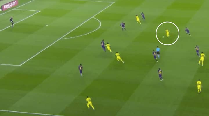 Santi Cazorla Scores Incredible 35-Yard Wonder Goal Against Barcelona Using His Weak Foot