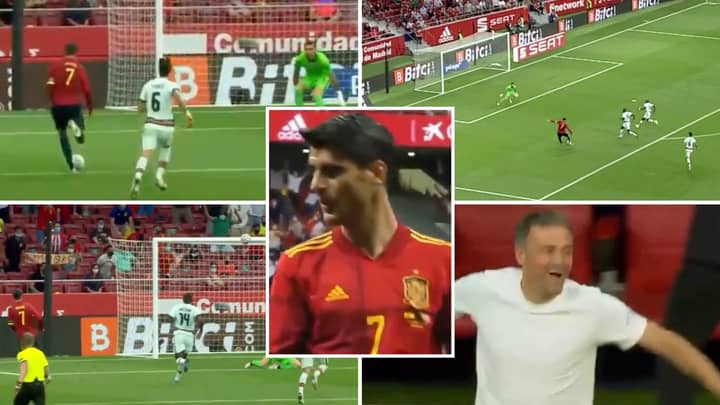 Fans Ruthlessly Chant 'Alvaro Morata, How Bad You Are' After HUGE Miss Against Portugal In Injury Time