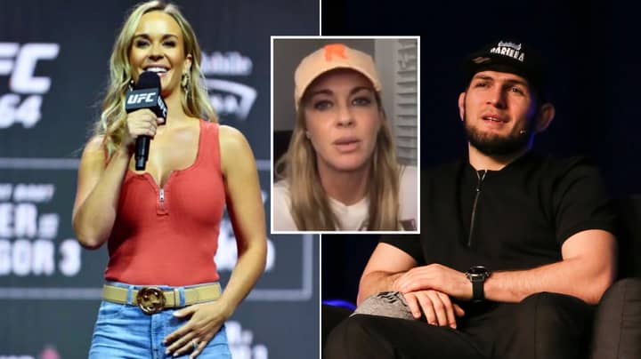 UFC's First Female Commentator Defends Khabib Over Controversial Ring Girl Comments 