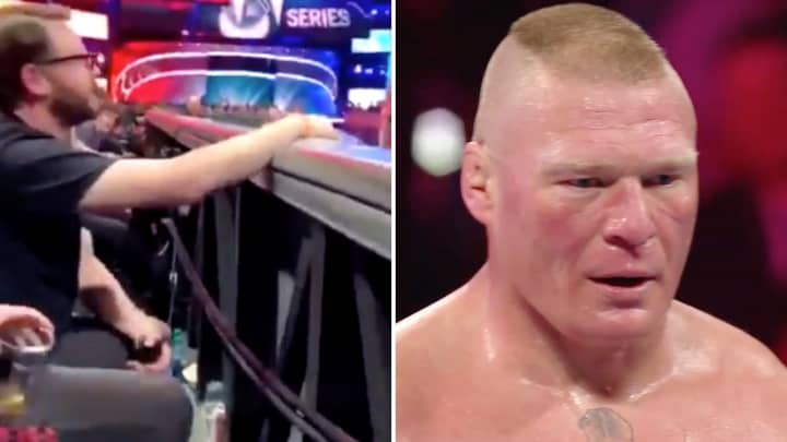 Brock Lesnar Calls WWE Fan A 'F*****g Moron' At Survivor Series