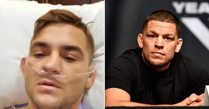 ​Dustin Poirier Sends Nate Diaz A Brutal Message From Hospital Bed After 'Doping' Scandal
