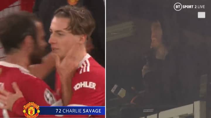 Robbie Savage's Emotional Introduction Of His Son, Charlie, On Man Utd Debut Will Give You Goosebumps