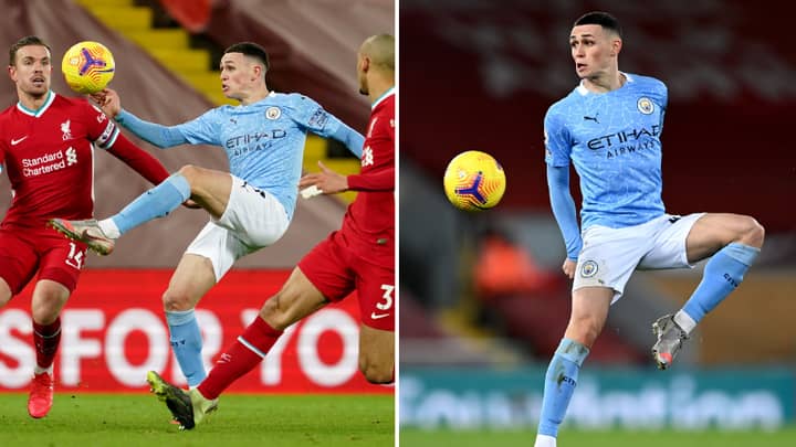 Phil Foden Branded 'A £200 Million Pound Player' After Stunning Performance Against Liverpool