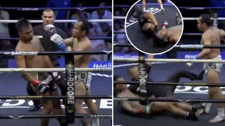 Thai Boxing Referee Was Praised After Stopping KO'd Fighter Hitting His Head