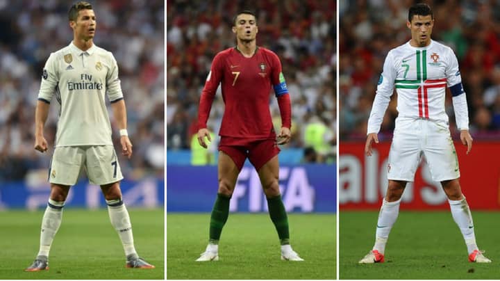 The Reason Why Cristiano Ronaldo Does His Trademark Stance Before Taking Free-Kicks