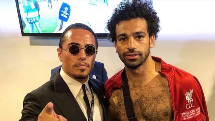 Salt Bae Took A Picture With An Injured Mohamed Salah 