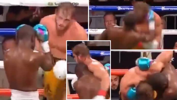 Fans Claim Floyd Mayweather Refused To Let Logan Paul Go Down After 'Knocking Him Out' In Damning Footage