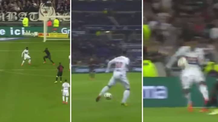 WATCH: Alexandre Lacazette Scores Unreal Dennis Bergkamp-Esque Goal