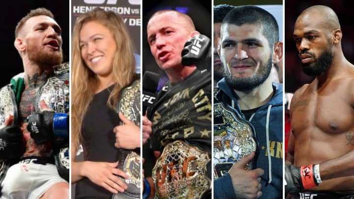 The 50 Greatest MMA Legends Of All Time Have Been Ranked By Fans