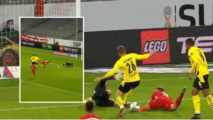 Joshua Kimmich Scores Spectacular Improvised Goal Against Borussia Dortmund In German Super Cup