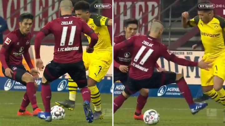 Jadon Sancho Ended Another Career Tonight With Outrageous Moment Of Skill