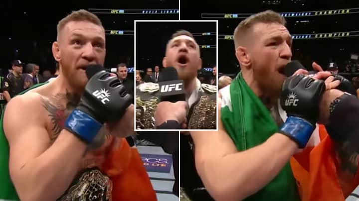 Conor McGregor Dropped 'The Best Line In The Octagon' During His Greatest Moment In The UFC 
