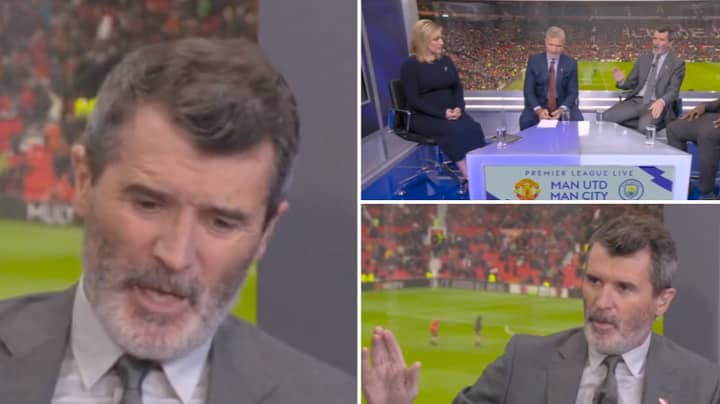 A Frustrated Roy Keane Says 'I Give Up' In Passionate Rant After Man Utd Performance Against City