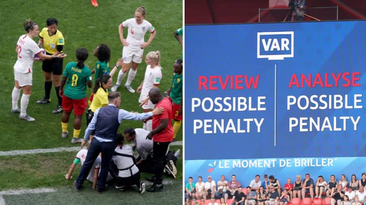 Referee In England Vs Cameroon Rejected Two VAR Decisions In Fear Of African Side Walking Off