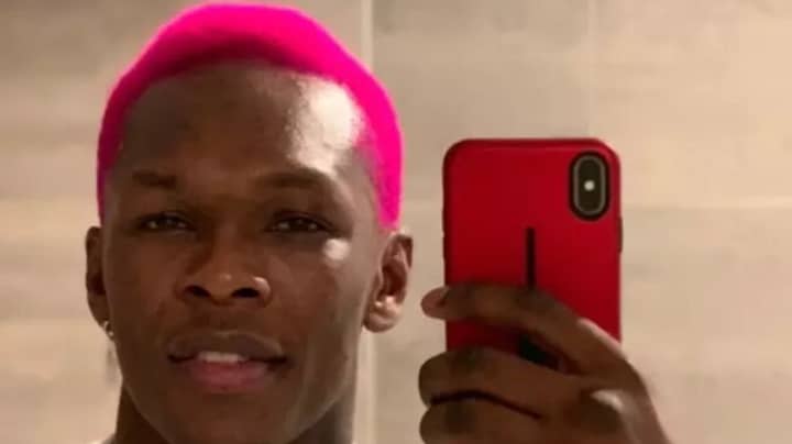Israel Adesanya Reveals Why He Ditched His Bright Pink Hair Before UFC 253