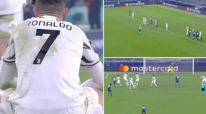 Cristiano Ronaldo Slammed For Allowing Porto Free-Kick To Knock Out Juventus