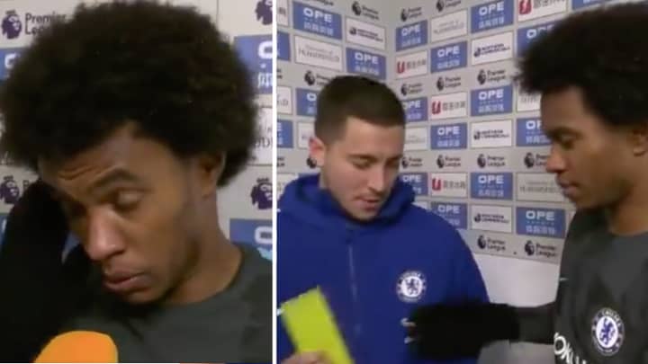 Eden Hazard Did Something Very Special During His Post-Match Interview, Last Night 