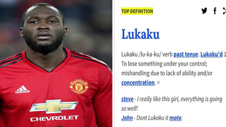 Manchester United Striker Romelu Lukaku Has Been Made Into A Verb