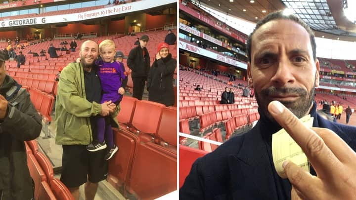 Liverpool Fan Asks Ferdinand To Take A Photo With His Son, He Responds Brilliantly