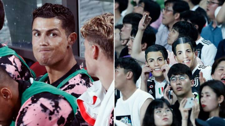 Cristiano Ronaldo Met With 'Messi!' Chants After He Doesn't Play In Game In Seoul 