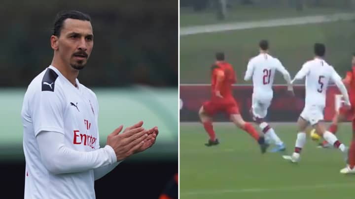 Zlatan Ibrahimovic Scores And Gets Assist On AC Milan Debut In 9-0 Friendly Win