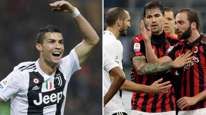 What Ronaldo Told Higuaín After Milan Striker Lost His Temper And Received Red Card