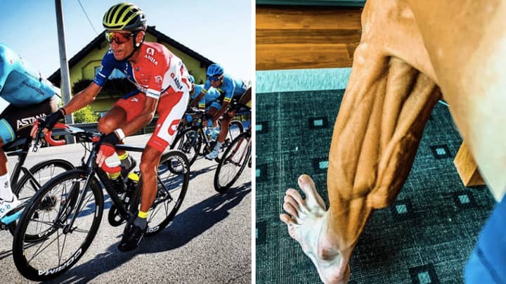 Cyclist Janez Brajkovic Posts Shocking Picture Of His Leg Muscles After Race