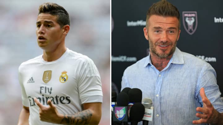 David Beckham Targeting James Rodriguez As Inter Miami's First Marquee Signing