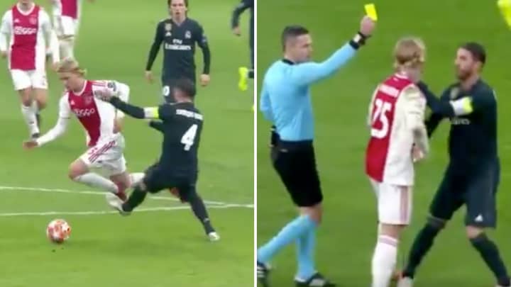 Sergio Ramos Faces UEFA Ban After He Admits Intentionally Picking Up A Yellow Card