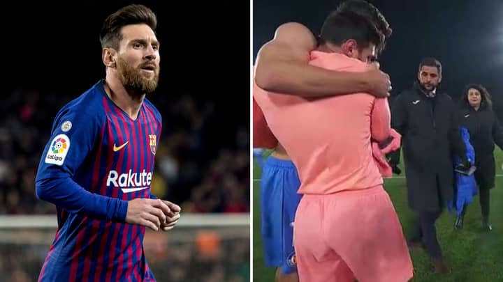 Lionel Messi’s Touching Gesture Of Swapping Shirts With Getafe Player After Barcelona's Win