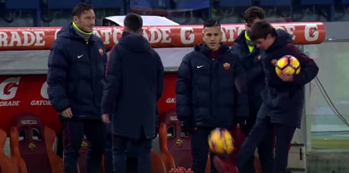 WATCH: Francesco Totti Gave Roma Ball-Boys Some Tips On Their Kick-Ups