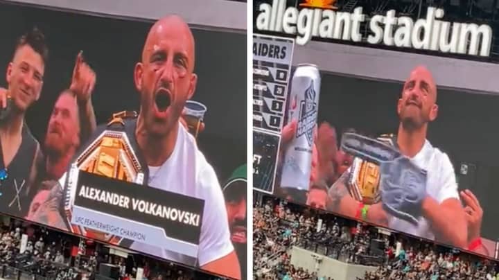 Alexander Volkanovski Attends NFL Game After UFC 266 Victory, Gets The Biggest Cheer Of The Day