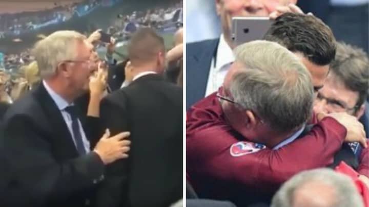 Remembering The Touching Moment Sir Alex Ferguson Waited For Ronaldo Like A Proud Father