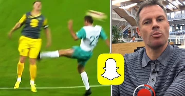 WATCH: Jamie Carragher Calls Out YouTuber Joe Weller AGAIN On Snapchat 