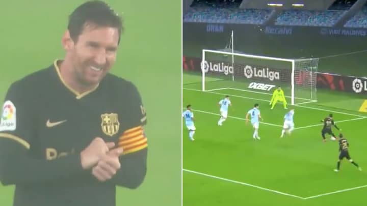 Lionel Messi Did It 'On A Cold, Wet And Windy Night' Against Celta Vigo
