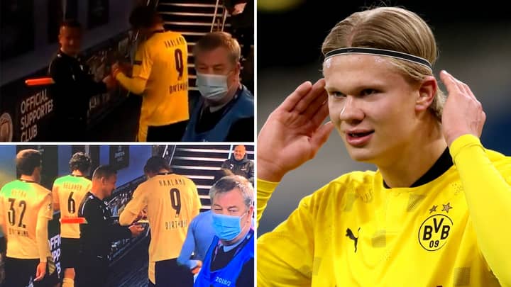 Romanian Linesman's Incredible Reason For Why He Requested Erling Haaland's Autograph