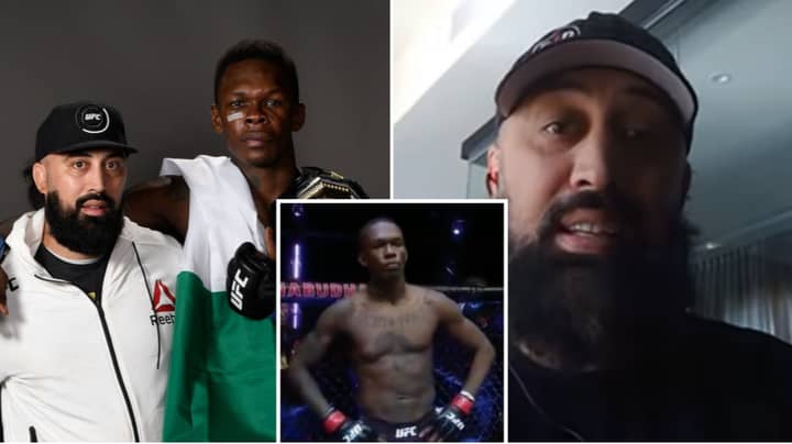 Israel Adesanya's Coach Makes Claim About UFC Middleweight Champion's Right Pectoral 