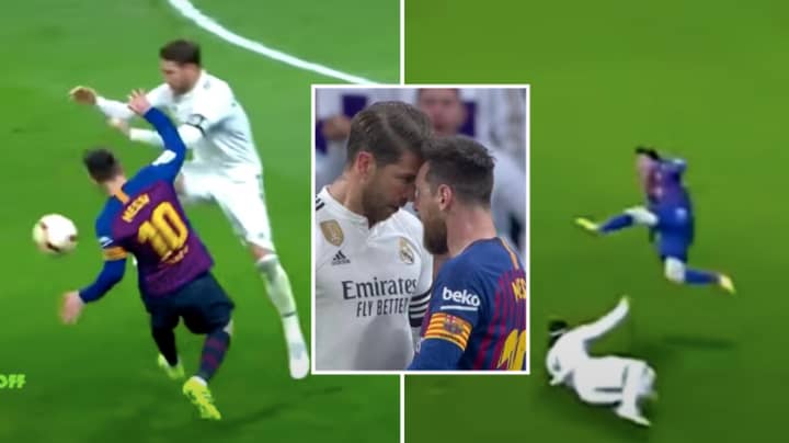Compilation Of Lionel Messi Vs Sergio Ramos Shows Their Heated Rivalry In El Clasico