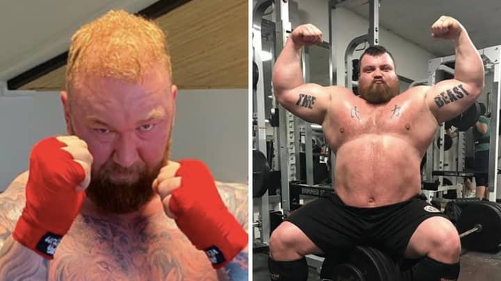 ‘The Mountain’ Shares Image Of His Dramatic Weight Cut Ahead Of Eddie Hall Fight