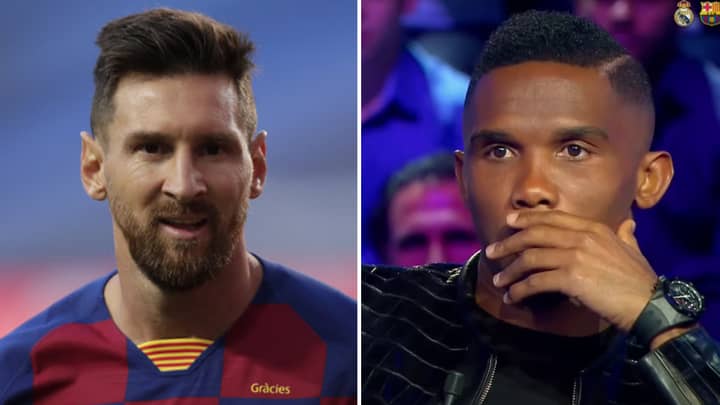 Samuel Eto’o Reacts To Lionel Messi Potentially Leaving Barcelona This Summer