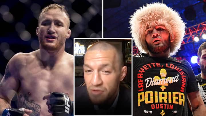 Conor McGregor Gives Prediction For Khabib Nurmagomedov Vs Justin Gaethje At UFC 254