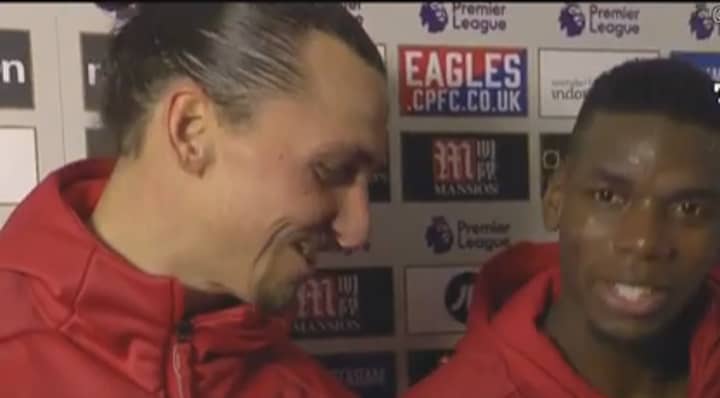 WATCH: Zlatan Ibrahimovic And Paul Pogba's Funny Post-Match Interview -  SPORTbible
